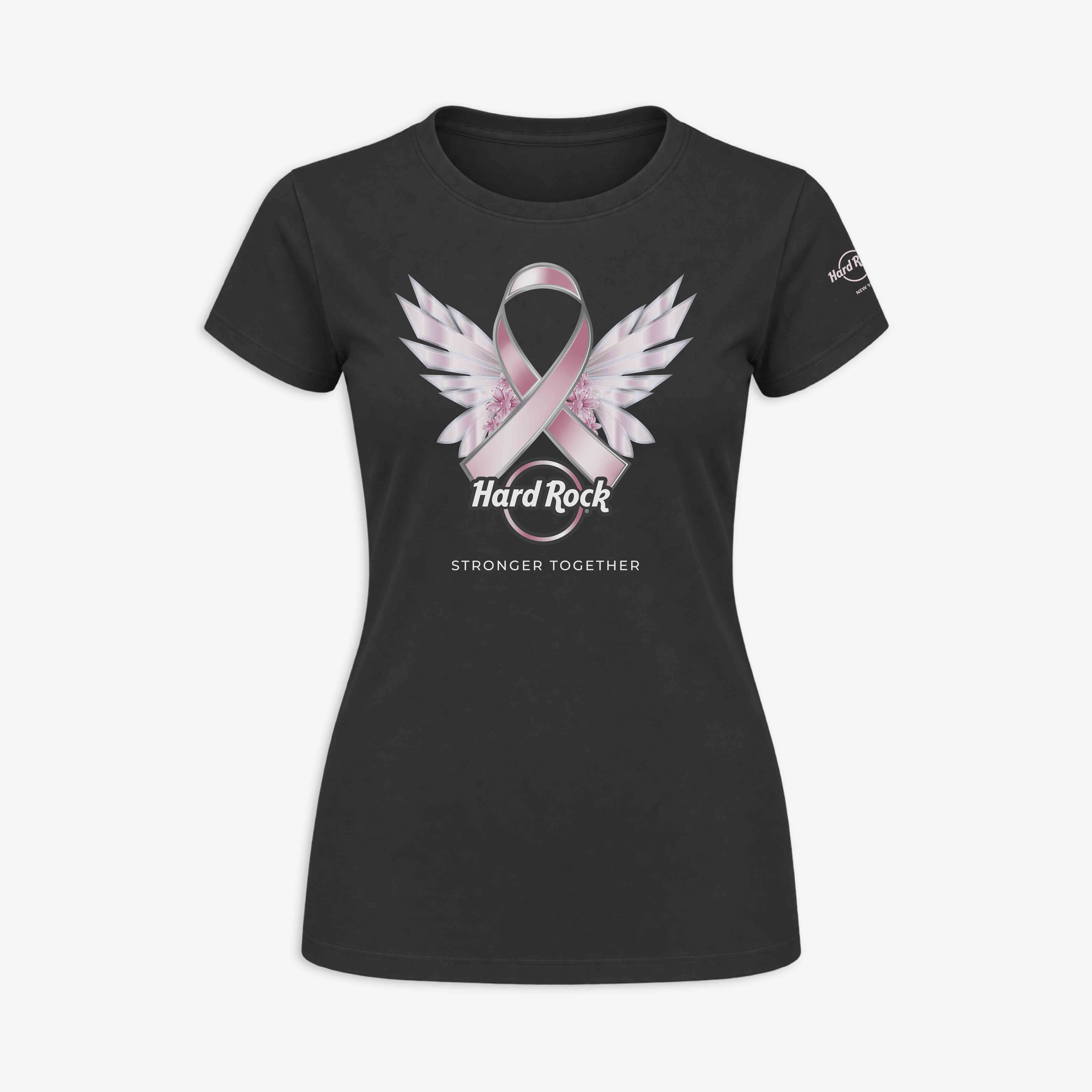 Pinktober 2026 Ladies Baby Doll Tee in Heavy Metal image number 1
